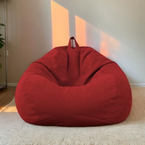Kuscheltier Aufbewahrung Sitzsack Abdeckung Nur Stretch Samt Reißverschluss Keine Füllung Verdickt Waschbar Schlafzimmer Wohnzimmer Büro Terrasse Teenager Erwachsene,A,110 * 120cm Kuscheltier Aufbewahrung Sitzsack Abdeckung Nur Stretch Samt Reißverschluss Keine Füllung Verdickt Waschbar Schlafzimmer Wohnzimmer Büro Terrasse Teenager Erwachsene,A,110 * 120cm von Generic