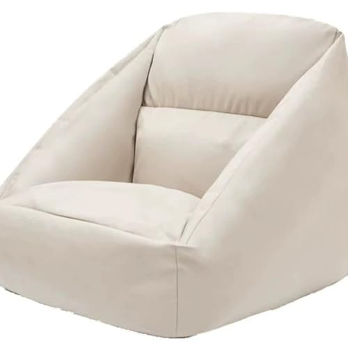 Kuscheltier Aufbewahrung Sitzsack Stuhlbezug Für Kinder Und Erwachsene Haustiere Hunde Katzen Lazy Beds Weiche Sitzsackabdeckung Zum Organisieren Von Kindern Plüschspielzeug He, White, 70X74cm von Generic