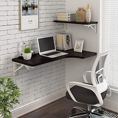 L-Shaped Wall-Mounted Folding Table - Multi-Functional Solid Wood Work & Dining Desk Space-Saving Laptop Table with High Load Capacity for Home Office L-Shaped Wall-Mounted Folding Table - Multi-Functional Solid Wood Work & Dining Desk Space-Saving Laptop Table with High Load Capacity for Home Office von Generic