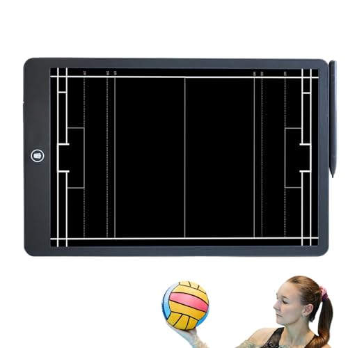 LCD-Tafel-Schreibblock, LCD-Zeichenbrett – Handball-Taktiktafel, LCD-Schreibblock, Handball-Trainer-Klemmbrett, LCD-Schreibblock, Wasserball-Trainingsausrüstung für das Spielfeld von Generic