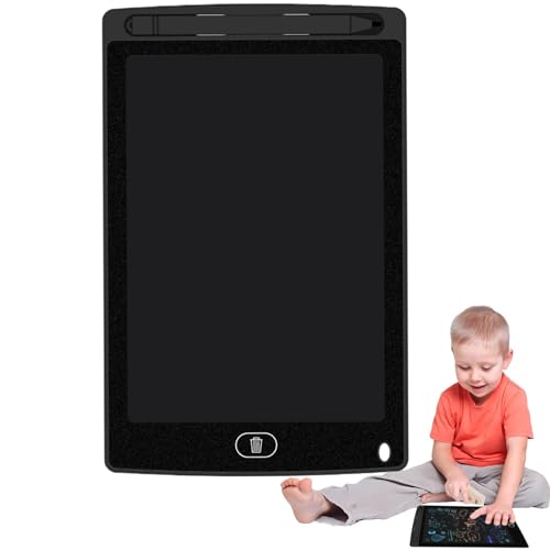 LCD Zeichenblock für Kinder, elektronischer Zeichentisch, Kinderspielzeug mit schwarzem Pad mit fettem Schreiben 8,5 Zoll, Intelligenter Skizzenblock mit Elektronschutz von Generic