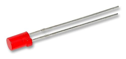 LED, flache Oberseite, 4 mm, HE-Red, einfarbige Standard-LEDs – unter 75 mA, 5 Stück | L-1413IDT LED, flache Oberseite, 4 mm, HE-Red, einfarbige Standard-LEDs – unter 75 mA, 5 Stück | L-1413IDT von Generic