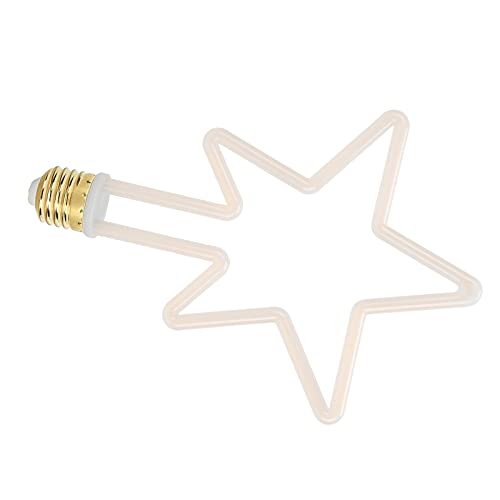 LED-Glühbirne 240V Stern E27 für Restaurantlampe mit Warmem Licht für Pentagramm-Lichtkugeln von Generic