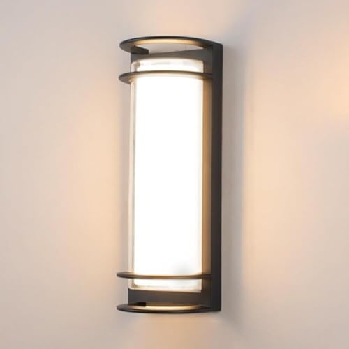 LED-Innenwandleuchte, modern, schwarz, Außenwandleuchte, Außenbeleuchtung, IP65, wasserdicht, Wandlaterne für Garten, Villa, Innenhof, Balkon, Foyer, Eingangsbereich, Korridor, Veranda, Terrasse, Hau LED-Innenwandleuchte, modern, schwarz, Außenwandleuchte, Außenbeleuchtung, IP65, wasserdicht, Wandlaterne für Garten, Villa, Innenhof, Balkon, Foyer, Eingangsbereich, Korridor, Veranda, Terrasse, Hau von Generic