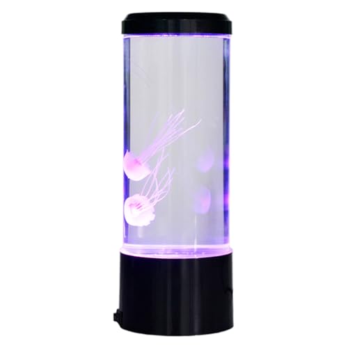 LED -Qualle Lampe - Ruhige Umgebungsbeleuchtung, USB betriebene Farbwechsel Aquarium Style Light | Entspannende dekorative Tischlampe mit Fernbedienung für Schlafzimmer Wohnzimmer Büro Schreibtisch LED -Qualle Lampe - Ruhige Umgebungsbeleuchtung, USB betriebene Farbwechsel Aquarium Style Light | Entspannende dekorative Tischlampe mit Fernbedienung für Schlafzimmer Wohnzimmer Büro Schreibtisch von Generic