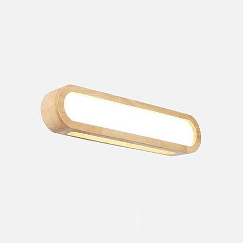 LED-Wandleuchte aus Holz, Moderne Badezimmer-Waschtischleuchte, Lange LED-Wandleuchte für den Innenbereich, PMMA-Schirm, Auf- und Ab-Beleuchtung für Schlafzimmer, Wohnzimmer, Balkon, Innenhof, 3- LED-Wandleuchte aus Holz, Moderne Badezimmer-Waschtischleuchte, Lange LED-Wandleuchte für den Innenbereich, PMMA-Schirm, Auf- und Ab-Beleuchtung für Schlafzimmer, Wohnzimmer, Balkon, Innenhof, 3- von Generic