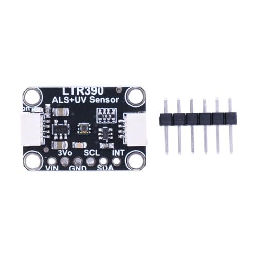 LTR390 Erkennungssensor-Modul, Lichtsensor, unterstützt I2C-Erkennungssensor-Modul, 300 nm bis 350 nm für Lichtintensitätserkennung, Wetterexperiment LTR390 Erkennungssensor-Modul, Lichtsensor, unterstützt I2C-Erkennungssensor-Modul, 300 nm bis 350 nm für Lichtintensitätserkennung, Wetterexperiment von Generic