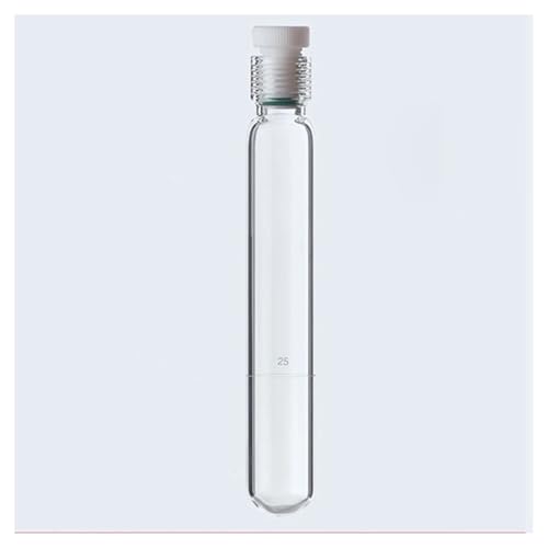 Laborgeräte und -ausrüstung 1 stücke Druck Flasche Glas Schraube Druck Rohr Dichtung Reaktion Rohr 10/35/50/100ml(5ml flat bottom) von Generic