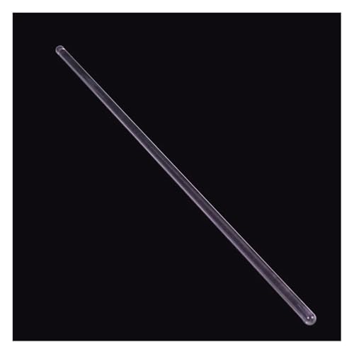 Laborgeräte und -ausrüstung 10 teile/los Labor 5 7 8 10mm Runde Kopf Glas Stange Glas Stiring Bar for Beakers Labor(6x200mm 10pcs) von Generic