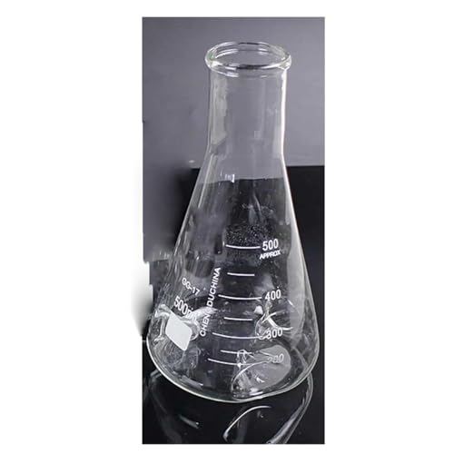 Laborgeräte und -ausrüstung 150 ml 250 ml 500 ml 3 Glas Baffle Schütteln Erlenmeyerkolben Boro Glas Labor Ware(150ml 3 Concave) von Generic