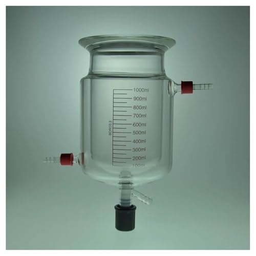 Laborgeräte und -ausrüstung Labor-Reaktionskolben mit PTFE-Ventil(1000ml) von Generic