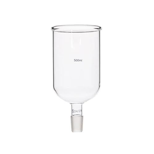 Laborglaswaren 1 Stück Klarer 300 mm bis 1000 mm Glas-Zufuhrtrichter mit Standard-Einschlifföffnung zur Verwendung in der Laborversorgung(500mm joint No.24) von Generic