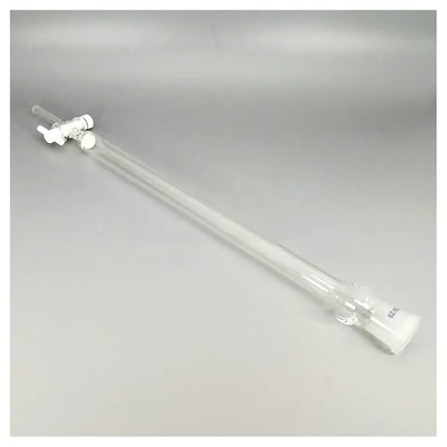 Laborglaswaren 1 stücke Labor Glas Spalte Mit Kolben Sand Core Glas Spalte Mit Standard Mund Kaliber 24#(22x200mm) von Generic