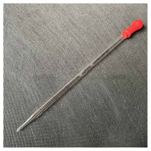 Laborglaswaren 2 Stück 4 Stück Glas-Tropfpipette mit Graduierung, Volumen 0,5 ml/1 ml/2 ml/3 ml/5 ml/10 ml, Transfer mit Gummikopf(1ml 20pcs) von Generic