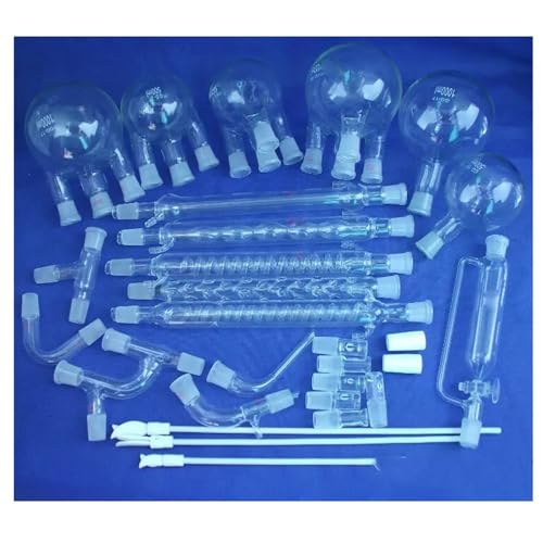 Laborglaswaren 28 stücke 3,3 Glas Labor Glaswaren Kit Einheit Glaskolben Kondensator Rohr PTFE Rührer Laborglaswaren 28 stücke 3,3 Glas Labor Glaswaren Kit Einheit Glaskolben Kondensator Rohr PTFE Rührer von Generic