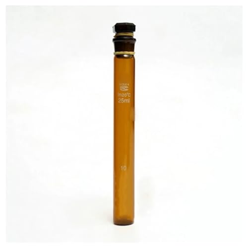 Laborglaswaren Farbmetrische Röhrchen, 6 Teile/los, 5 ml, 10 ml, 25 ml, 50 ml, Glas, braun, Licht vermeiden, Farbmetrische Röhrchen for das Labor(5ml) von Generic