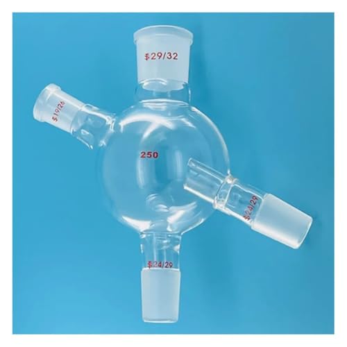Laborglaswaren Glas Vier-Wege-Flaschenfütterung Kolbenventil Rotationsdampfer Rohr 19# Rotationsverdampfer(Type A) von Generic
