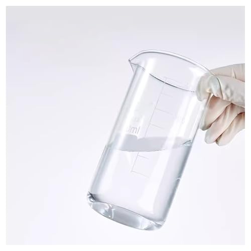 Laborglaswaren Hochtemperaturbeständiger Messbecher aus Glas, experimentelle Ausrüstung, 100 150 250 500 800 1000 2000 ml(500ml 4PCS) von Generic