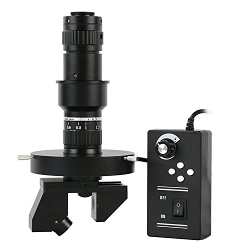 Labormikroskop-Teile 160X 2D 3D C-Mount optisches Zoom-Lupenobjektiv mit 208/pcs LED-Ringlicht for H_DMI VGA USB-Videomikroskopkamera Labormikroskop-Teile 160X 2D 3D C-Mount optisches Zoom-Lupenobjektiv mit 208/pcs LED-Ringlicht for H_DMI VGA USB-Videomikroskopkamera von Generic