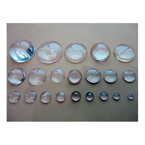 Labormikroskop-Teile 6 8 10 12 13 14 15 16 20 25 30 40 mm Optisches Glas Brennweite LED-Optik Plankonvexes Kondensorglas LED-Linse(D30F23H11.5) von Generic