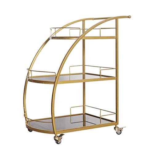 Lagerwagen, Barwagen, Flaschen- und Weinregal, Flaschen- und Weinregal, Allzweckregal, 3-stufiger Servierwagen, Lagereinheiten aus Metallgeflecht Lagerwagen, Barwagen, Flaschen- und Weinregal, Flaschen- und Weinregal, Allzweckregal, 3-stufiger Servierwagen, Lagereinheiten aus Metallgeflecht von Generic