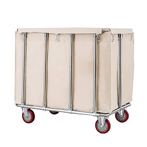 Lagerwagen, Lagerwagen, Servicewagen, Nutzfahrzeug, tragbarer Multifunktionswagen, rollender Wäschesortierwagen für den privaten und gewerblichen Gebrauch mit Rädern, Reinigungswagen für den von Generic