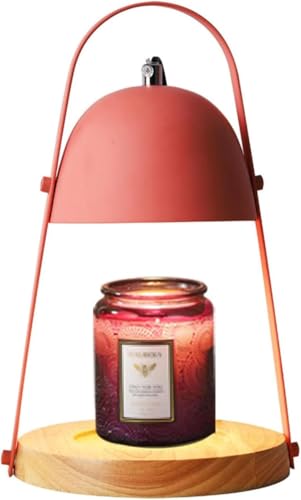 Lámpara Duftkerzenwärmer Lampe Dimmbarer Elektrischer Wachsschmelzwärmer Mit Glühbirnen Moderne Dufttischlampe Aromatischer Kerzenhalter Geburtstagsgeschenk Kerzenwärmer, Pink von Generic