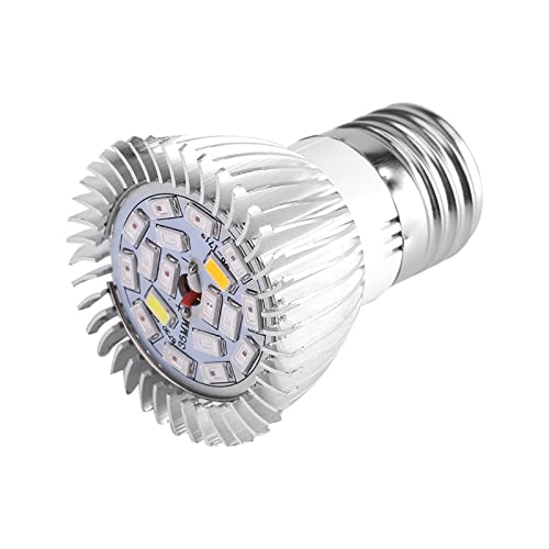 Lampe E14 LED, Vollspektrum 18W Pflanze 85 265V 18 Wachstumslicht Blumenzuchtvorrichtungen Lampen Hydrokultur-Wachstumsbirne (E27) von Generic