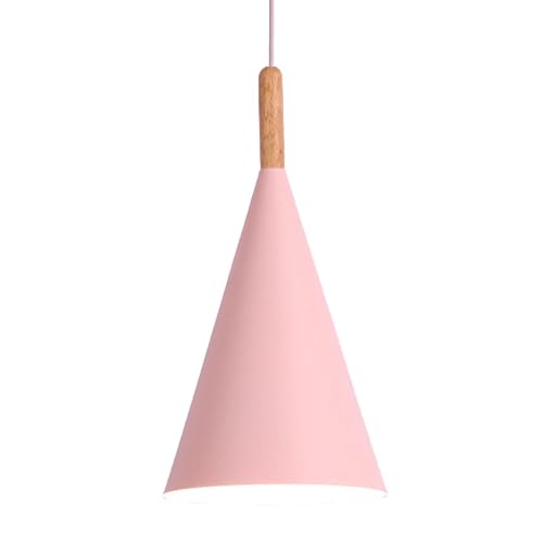 Lampenschirm für Pendelleuchten in personalisierter Farbe, Hängelampe aus Eisen im Industriestil, Unterputz-Einzelkopf, Hängelampe zur Dekoration von Veranda und Flur, Unterputz-Deckenlampe Lampenschirm für Pendelleuchten in personalisierter Farbe, Hängelampe aus Eisen im Industriestil, Unterputz-Einzelkopf, Hängelampe zur Dekoration von Veranda und Flur, Unterputz-Deckenlampe von Generic