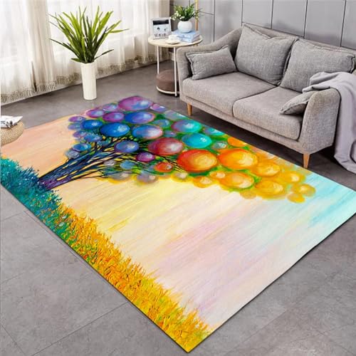 Landschaftsölgemälde Landschaft Flanell 3D-Gedruckter Teppich Modernes Zuhause Wohnzimmer Fußmatten Schlafzimmer Teppich - 140 X 200 Cm - Fusselfrei Leicht Zu Reinigendes, Weiches Polye /8961488252231 Landschaftsölgemälde Landschaft Flanell 3D-Gedruckter Teppich Modernes Zuhause Wohnzimmer Fußmatten Schlafzimmer Teppich - 140 X 200 Cm - Fusselfrei Leicht Zu Reinigendes, Weiches Polye /8961488252231 von Generic