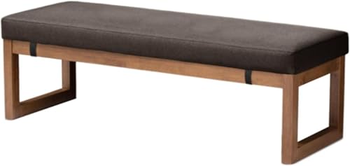 Lange Bank Kissen Pad 5cm Verdicktes Holz Stühle Pads Bankkissen Dekorative Kissen Holz Stuhlsitze Für Gartenliege Bay Fenster Pad Outdoor Garten Bank Kissen Sitzkissen Sitzki, Brown 18, 90X35X5CM von Generic