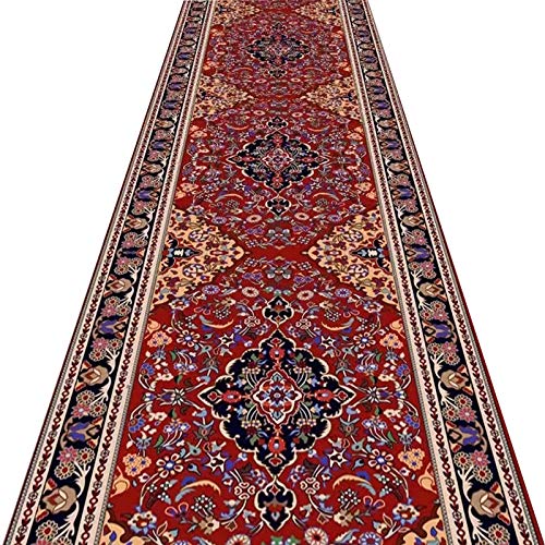 Lange Halle Teppich, Stapel 0.6Cm Anti-Rutsch Touch Weiche Superfine Faser Edging Dauerhaft Waschbar Vintage Stil Für Flur Eingang Weg Boden/a/80X600Cm Lange Halle Teppich, Stapel 0.6Cm Anti-Rutsch Touch Weiche Superfine Faser Edging Dauerhaft Waschbar Vintage Stil Für Flur Eingang Weg Boden/a/80X600Cm von Generic