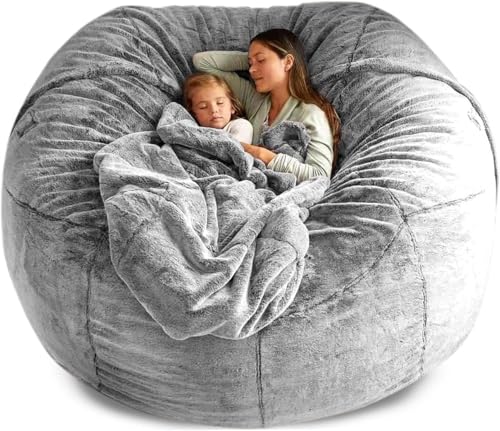 Langlebiger Bequemer Sitzsack Stuhl Dropshiping Pelz Weicher Sitzsack Sofabezug, Wohnzimmermöbel Party Freizeit Riese Große Runde Weich Flauschige Kunstkissen Langlebiger Bequemer Sitzsack Stuhl Dropshiping Pelz Weicher Sitzsack Sofabezug, Wohnzimmermöbel Party Freizeit Riese Große Runde Weich Flauschige Kunstkissen von Generic