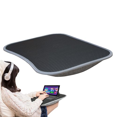 Laptop-Schreibtisch mit gepolstertem Kissen – Tragbarer Computertisch, Betttablett für Notebook | Ergonomischer Lapdesk zum Arbeiten im Bett oder Sofa, Ständer mit integrierter Matte, von Generic