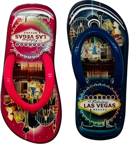 Las Vegas Wahrzeichen Flip-Flop-Magnet (Rosa) von Generic