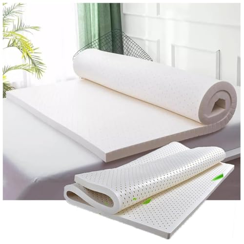 Latex-Matratze, Thailand, Matratze aus Naturlatex, Haus, Einzelbett, Doppelteppich mit Bezug für Doppelbettzimmer, 7,5 cm, 160 x 220 cm (63 x 87 Zoll) von Generic