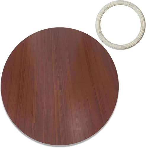 Lazy Susan Tischplatte Holz-drehteller 20 24 28 32 36 39 Ih, 360 Grad Sanfte Drehung Rundes Rotierendes Tablett, Einfach Zu Teilender Esstisch Drehplatte, Brown-red, Ø 100cm/39inch Lazy Susan Tischplatte Holz-drehteller 20 24 28 32 36 39 Ih, 360 Grad Sanfte Drehung Rundes Rotierendes Tablett, Einfach Zu Teilender Esstisch Drehplatte, Brown-red, Ø 100cm/39inch von Generic