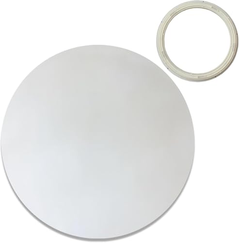 Lazy Susan Tischplatte Holz-drehteller 20 24 28 32 36 39 Ih, 360 Grad Sanfte Drehung Rundes Rotierendes Tablett, Einfach Zu Teilender Esstisch Drehplatte, White a, Ø 70cm/28inch Lazy Susan Tischplatte Holz-drehteller 20 24 28 32 36 39 Ih, 360 Grad Sanfte Drehung Rundes Rotierendes Tablett, Einfach Zu Teilender Esstisch Drehplatte, White a, Ø 70cm/28inch von Generic