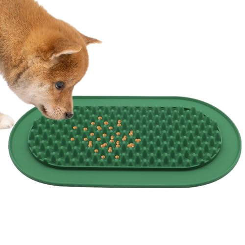 Leckmatte für Hunde, Leckmatte aus Silikon, langsames Füttern aus Silikon, Anti-Erstickungs-Tablett für Welpen, Anreicherungsspielzeug für Hunde, Anti-Kippmatte Leckmatte für Hunde, Leckmatte aus Silikon, langsames Füttern aus Silikon, Anti-Erstickungs-Tablett für Welpen, Anreicherungsspielzeug für Hunde, Anti-Kippmatte von Generic