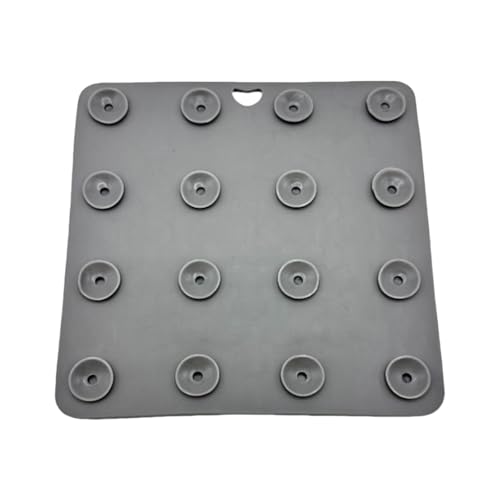 Leckmatten Für Hunde - Silikon Leckmatte Mit Saugnapf | Futterpad Einfach zu Reinigen 19x19cm für Beschäftigung Training Fütterung Bereicherung von Generic