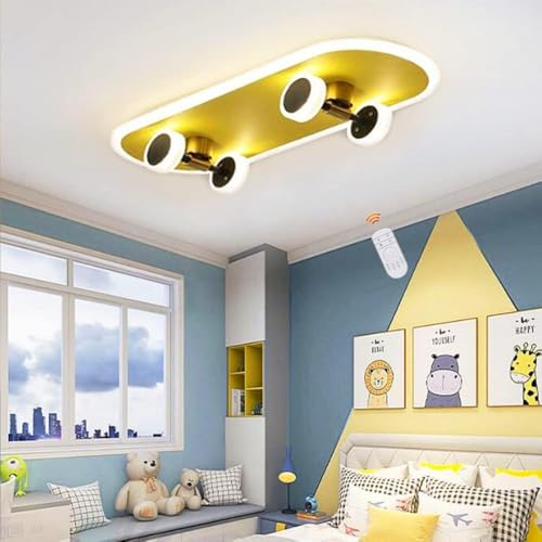 Led Kinder Deckenleuchte Skateboard Deckenleuchte Kreative Schlafzimmerlampe Dimmbar Mit Fernbedienung Acryl Junge Mädchen Baby Kinder Zimmer Beleuchtung Wohnzimmer Esszimmer Kronleuchter Led Kinder Deckenleuchte Skateboard Deckenleuchte Kreative Schlafzimmerlampe Dimmbar Mit Fernbedienung Acryl Junge Mädchen Baby Kinder Zimmer Beleuchtung Wohnzimmer Esszimmer Kronleuchter von Generic