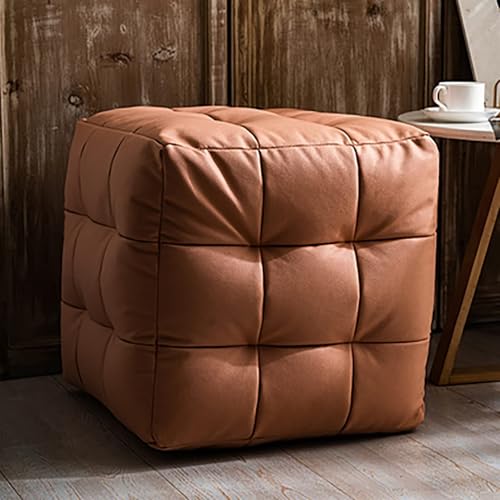 Leder Ottoman Fußhocker Würfel für Schlafzimmer Eingangsbereich Flur Blau Farbe Solide Ruhe Sitz Aufbewahrung Organizer Regal Box Rack Moderne Möbel Akzent Dekor Stück Leder Ottoman Fußhocker Würfel für Schlafzimmer Eingangsbereich Flur Blau Farbe Solide Ruhe Sitz Aufbewahrung Organizer Regal Box Rack Moderne Möbel Akzent Dekor Stück von Generic