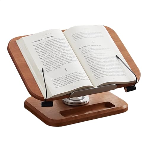 Lehrbuchständer – Buchständer aus Holz zum Lesen | Höhen Winkel verstellbar Lehrbuchständer Buchständer Schreibtisch Buchhalter mit Büroklammern für Laptop Lehrbuch Kochbuch Tablet Lehrbuchständer – Buchständer aus Holz zum Lesen | Höhen Winkel verstellbar Lehrbuchständer Buchständer Schreibtisch Buchhalter mit Büroklammern für Laptop Lehrbuch Kochbuch Tablet von Generic