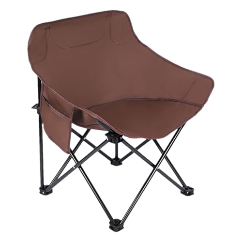 Leichter Klappstuhl, tragbarer Klappstuhl | Campingstuhl Klappstuhl mit Seitentasche, 600D Oxford-Gewebe | Tragbarer Outdoor-Stuhl, Strandhocker, tragbarer Klappstuhl von Generic