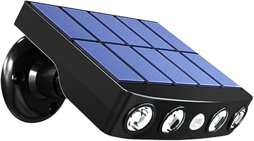 Leistungsstarkes Solarlicht Außenbewegungsmelder wasserdichte Garten-led-solarlampenstrahler Für Gartenweg Straße Led-Wandleuchte, B-warm Light von Generic