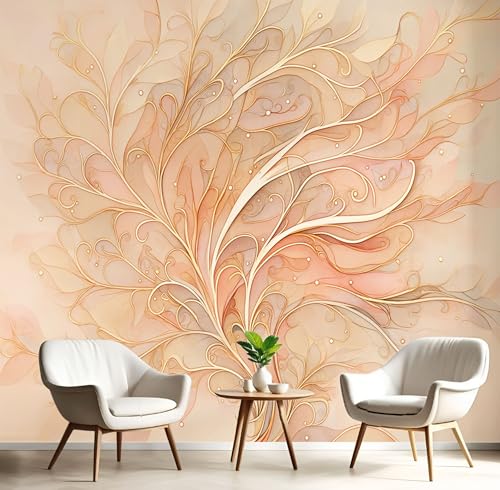 Leitungszweige Tapete, Fototapeten 350×256Cm Für Wohnzimmer Schlafzimmer Flur Seidenstoff Tapete Wandtapete, Elegant Exquisit Wandtapete Hellrosa Leitungszweige Tapete, Fototapeten 350×256Cm Für Wohnzimmer Schlafzimmer Flur Seidenstoff Tapete Wandtapete, Elegant Exquisit Wandtapete Hellrosa von Generic