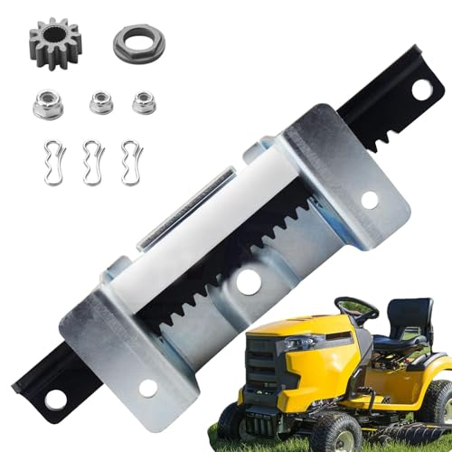Lenkgetriebe, Lenkgetriebe Rasenmäher, und -buchse | Stabiles Lenkungssatz, Lenkservice-Set Rack Heavy Duty Traktor- und Mäherzubehör für effiziente Reparatur von Mähern Lenkgetriebe, Lenkgetriebe Rasenmäher, und -buchse | Stabiles Lenkungssatz, Lenkservice-Set Rack Heavy Duty Traktor- und Mäherzubehör für effiziente Reparatur von Mähern von Generic