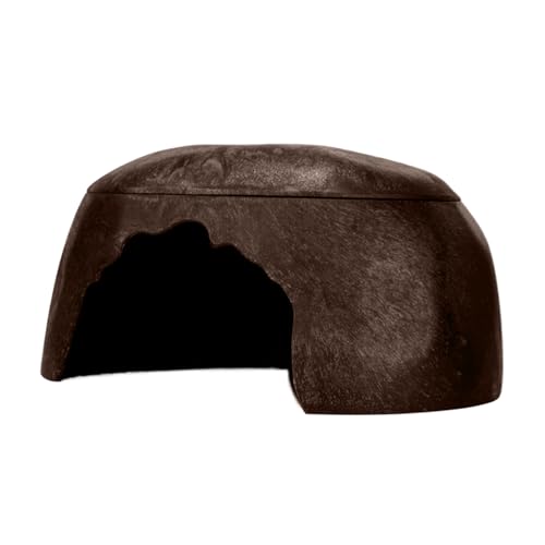 Leopard Gecko Hide - Reptile Habitat - Kleine Amphibien Habitat Befeuchten Sie Das Refugium Mit 3 Waschbecken Für Die Lucerto Reptile HIDE RETTILE RETTILE Kleine Hideaway Befeuchtet Ihre von Generic