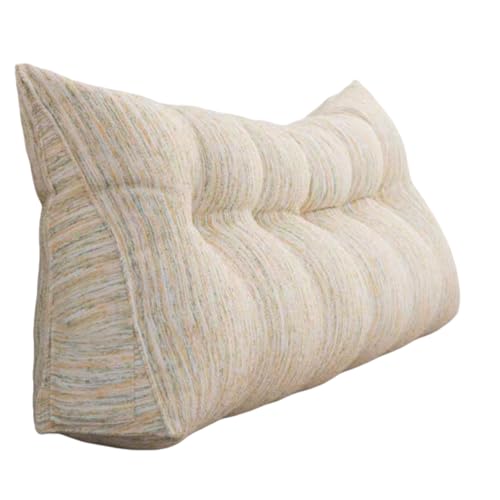 Lesekissen for Bett Und Sofa, Stützkissen Rücken Bett, Kissen Bett Rückenlehne, Lendenkissen Bett, Rückenkissen for Sofa, Kordsamt Keilkissen Sofa(G,50 * 20 * 50CM) von Generic