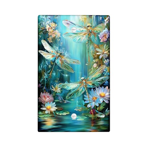 Libellen-Lichtschalter-Abdeckplatten/Steckdosenabdeckungen, aquablau, Insektendekor für Raumakzente, thermoplastische Wandplatten, Standardgröße Blanko-Abdeckplatte Libellen-Lichtschalter-Abdeckplatten/Steckdosenabdeckungen, aquablau, Insektendekor für Raumakzente, thermoplastische Wandplatten, Standardgröße Blanko-Abdeckplatte von Generic